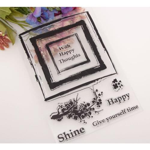 14x20 Transparent Transparent sealTransparentClear Silicone Stamp/Seal forDIYscrapbooking/photo album Decorative card making