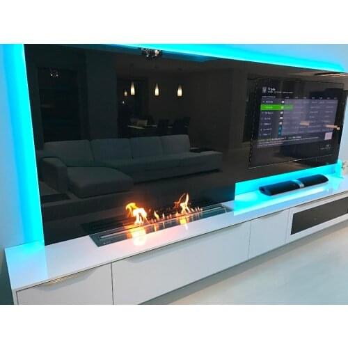 On sale 30'' smart bio ethanol fireplace with remote control for modern home decoration style