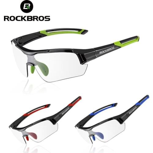 ROCKBROS Cycling Photochromic Sunglasses Bike Road MTB Bicycle Glasses Eyewear UV400 Women Men Bike Glasses Out Sport Goggles