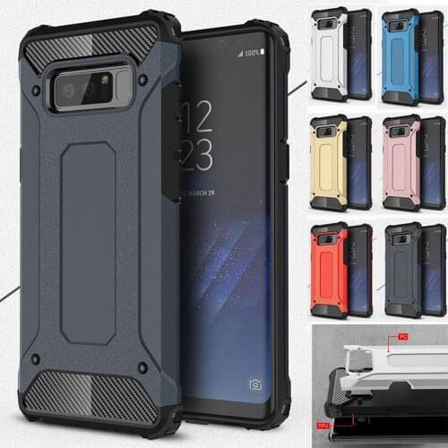 Luxury Hybrid Durable Armor Phone Case For Samsung Galaxy S10 S9 S8 Plus S7 S6 Edge S5 S10E S 10 Tough Shockproof Protect Cover