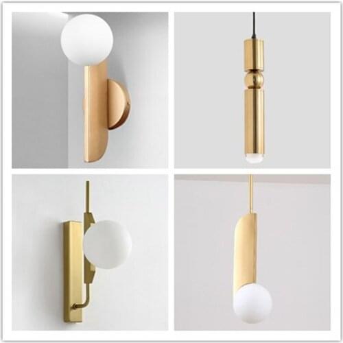 Modern led stone nordic light hanging lamp pendant lights modern led chandelier retro lamp modern chandelier bedroom