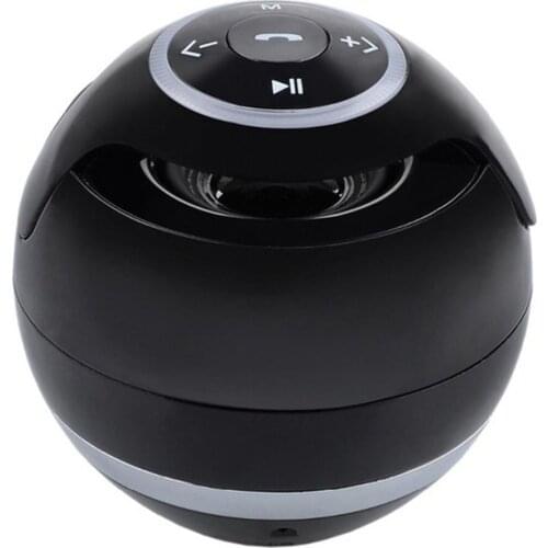 Ball Bluetooth Speaker With LED Light Portable Wireless Mini Speaker Subwoofer With Mic FM Multicolored Ball with Light Speaker