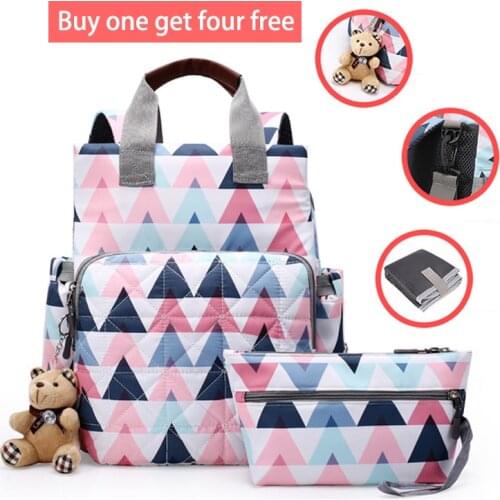 Nappy Backpacks Bag Mummy Bag Large Capacity Mom Baby Multifunction Waterproof Travel Outdoor Stroller Diaper Bags For Baby Care