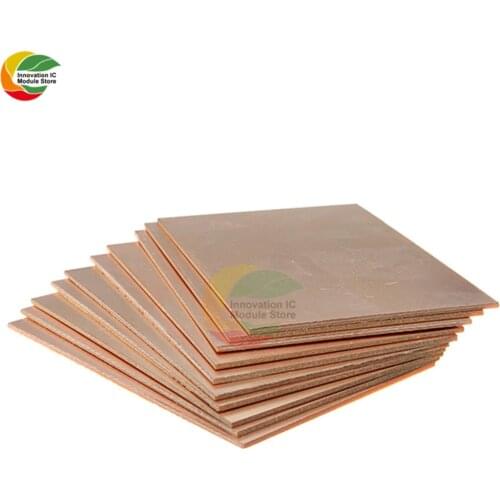 Ziqqucu 5 pcs FR4 PCB Single Side Copper Clad plate DIY PCB Kit Laminate Circuit Board 7x10cm
