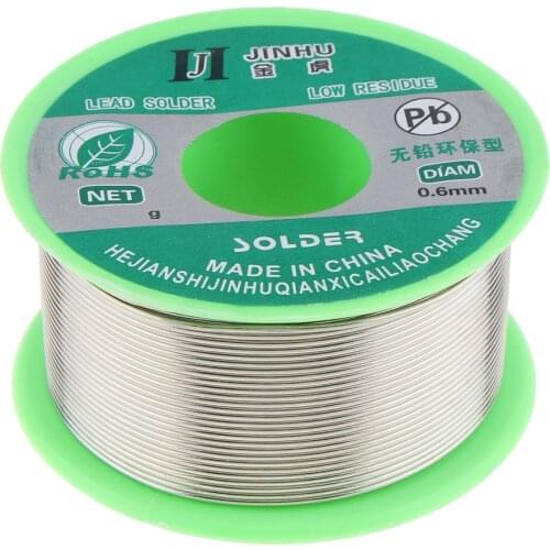 0.6/0.8/1mm 100g 99.7% Sn 0.3% Cu Lead-free Rosin Core Solder Wire with Flux and Low Melting Point for Electric Soldering Iron