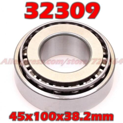 45x100x38.2 mm Tapered Roller Bearings 32309 7609E HR32309J 32309JR 32309A E32309J 32309VC12 32309U 32309E 45*100*38.2