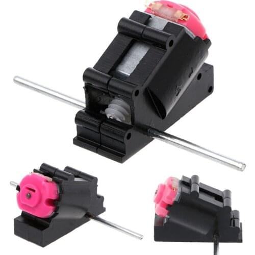 4X7B Double Shaft Bevel Angle Gear Motor Suit Worm Reducer 3-6V DIY Parts