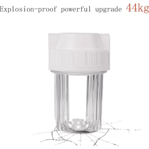 5 Inch Transparent filter bottle 2''Points 4Points Pre Water Filter Replacement Housing