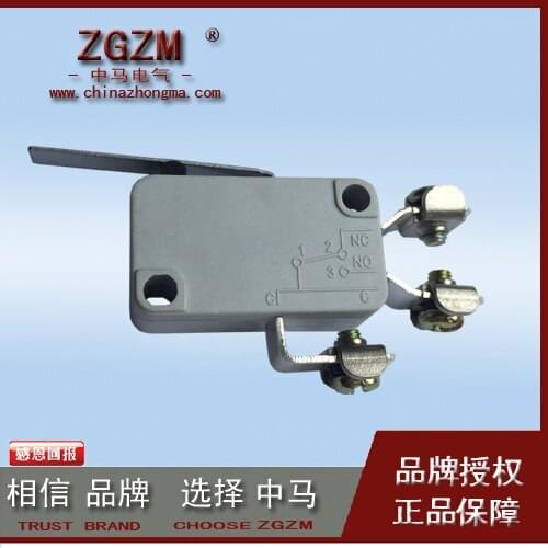 HWEXPRESS 50PCS Switch ZW7-1L Silver Point 8-15A Bring 28 Lever Screw Pressure Board 3 Foot