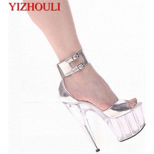 Plus Size Beautiful Flower Platform Sole 15cm High Heel Platforms Pole Dance Shoes, Sandals, /Wedding Shoes