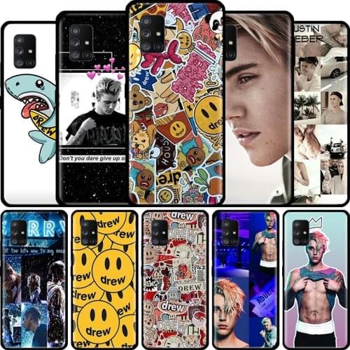 Brand Justin Bieber drew house Phone Case for Samsung Galaxy A51 A71 A21s A31 A41 M31 A11 M51 A12 M31s A01 A91 M11 A32 5G Cover