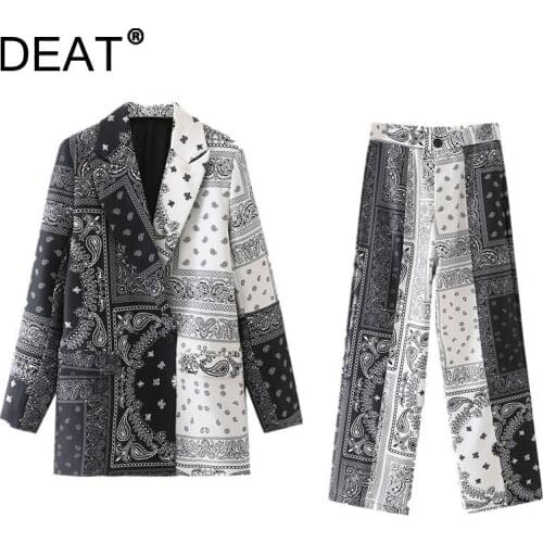 DEAT Women's Trouser Suits Two