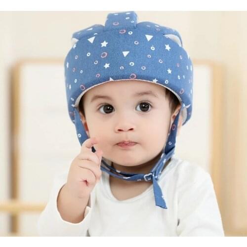 Toddler Infant Safety Helmet Baby Hat Helmets Learn to Walk Hat Baby Protective Play Helmet Soft Comfortable Harnesses Cap