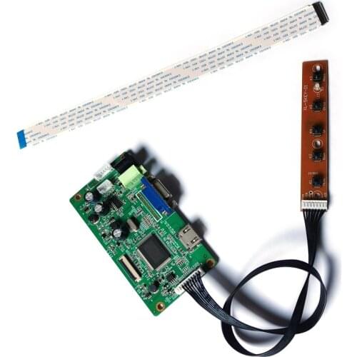 For B116XTN01/B116XTN02/B125XTN01/B125XTN02/B125XTN03 LED LCD EDP VGA 1366*768 screen 30-Pin display controller board kit