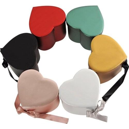 High-end Colorful Double Layer Flower Gift Boxes Wedding Party Gift Packaging Boxes Florist Supplies