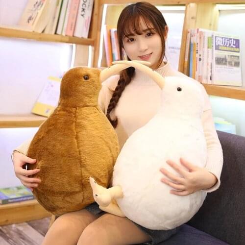 Simulation Kiwi Bird Plush Toy Cute Kiwi Plush Stuffed & Plush Animals Soft Doll Kids Toys for Children Birthday Gift