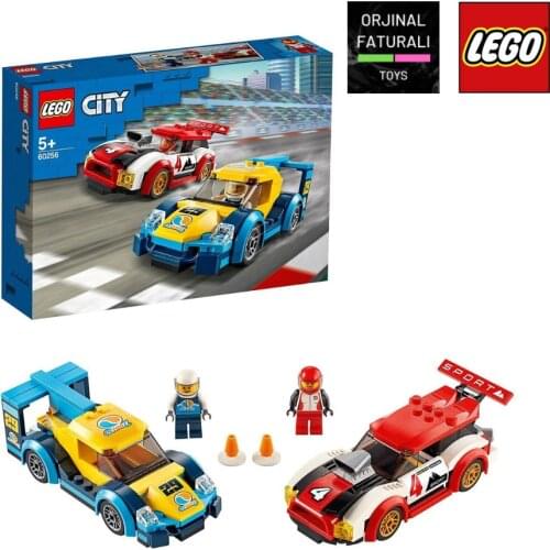 LEGO City Racing Cars Fun, Buildable Toy for Kids (190 Pieces) 60256 Great Birthday Gift Kids, Creative Youngsters