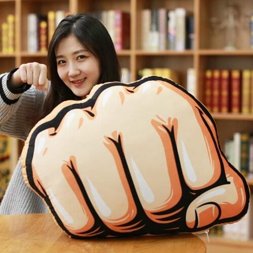Creative Boyfriend Gesture Pillow Thumbs Back Cushion Long Pillow Office Sofa Nap Soft Stuffed Plush Pillows For Birthday Gift