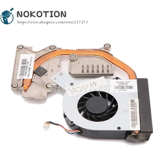 NOKOTION 598677-001 cooler for HP Probook 4520 4520S 4720s Laptop Radiator CPU GPU cooling fan heatsink