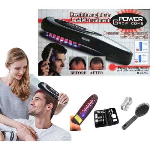 Laser Head Massage Comb Hair Growth brush power Comb Hair Growth Care Treatment Hair Brush Grow Laser Hair Loss Therapy