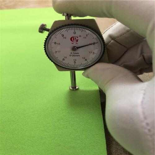 Small sample 2mm fluorescent green fabric SRB fabric neoprene fabric outdoor running belt cup cover diving equipment