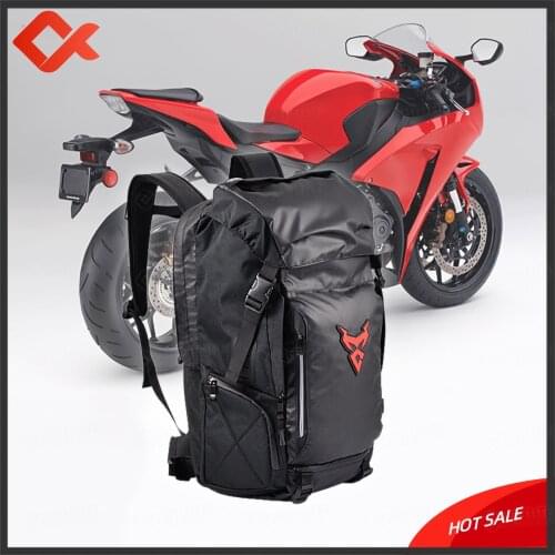 Redrider Motorcycle Helmet Backpack Waterproof Motorcycle Tail Bag Trunk MOTOCENTRIC Motorcycle Saddlebags sacoche moto