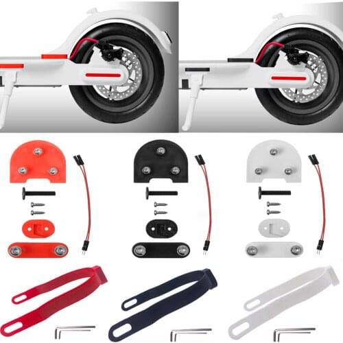 Electric Scooter 10 inch Rear Fender Wheel Foot Support Spacer Fender Bracket Kit For Xiaomi M365 or Pro Fender Kickstand Spacer