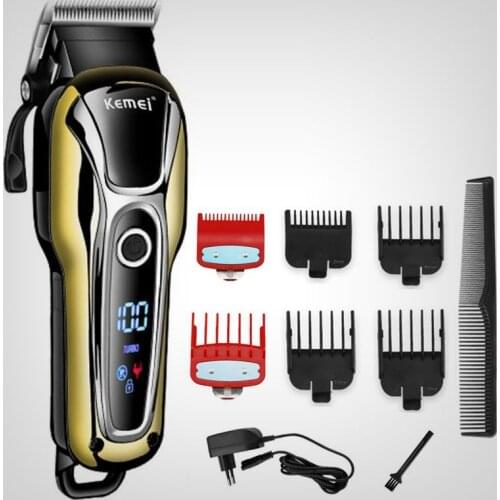 Cord,cordless Professional hair clipper rechargeable hair trimmer for men electric hair cutter kit hair cutting machine haircut