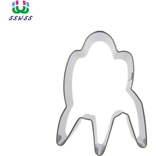Tripods Rocket Shape Cake Decorating Fondant Tools,Aircraft Graphical Cake Cookie Biscuit Baking Molds,Direct Selling