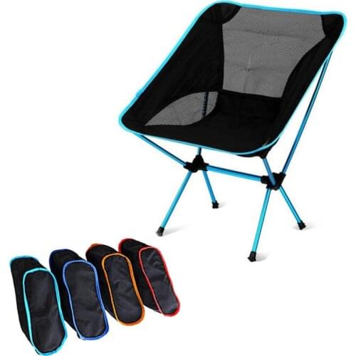 Lightweight Compact Folding Camping Backpack Chairs, Portable Foldable Chair for Outdoor, Beach, Fishing, Hiking, Picnic, Travel