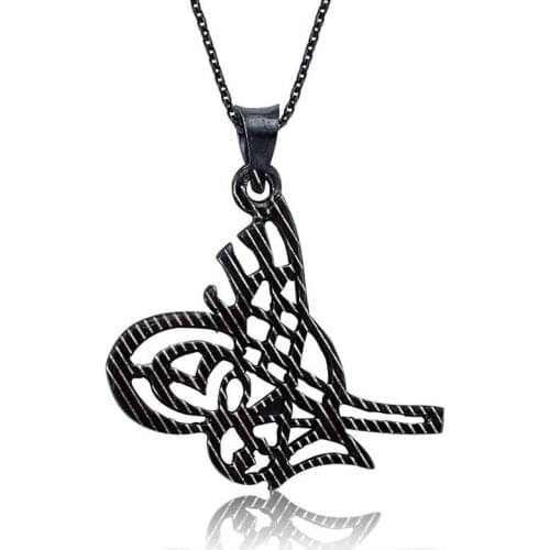 Tevuli 925 Sterling Silver Tuğra Lady Necklace