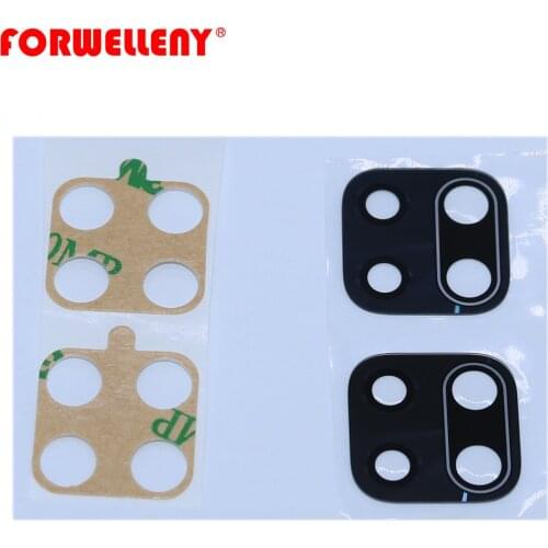 For redmi note 9S Back Rear BIG Camera Lens Glass Cover With Adhesive Replacement part