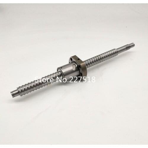 1 pc ball screw RM1605 1050mm+1pc SFU1605 ball nut cnc part standard end machined for BK/BF12