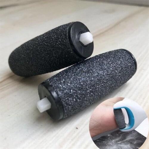1pc/2pcs/4pcs/6pcs/8pcs/10pcs/lot Black Foot care tool roller Heads pedicure herramientas hard roller Heads for scholls