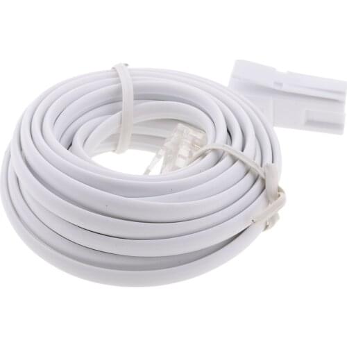 10ft RJ11 to UK BT 6P2C Landline Telephone Extension Cable Adapter Connector