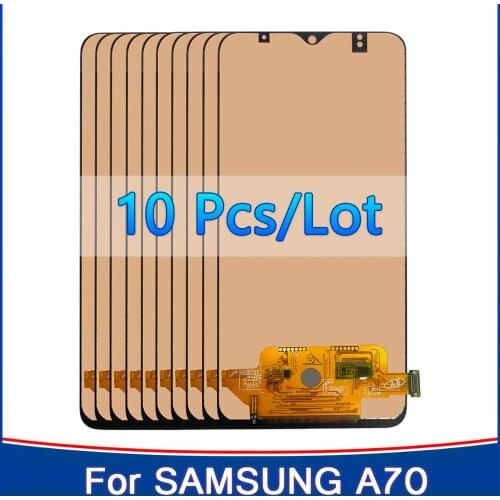 10Pcs 6.7'' TFT incell LCD For Samsung Galaxy A70 Screen A705 A705F SM-A705MN Display Touch Screen Digitizer Replacement parts