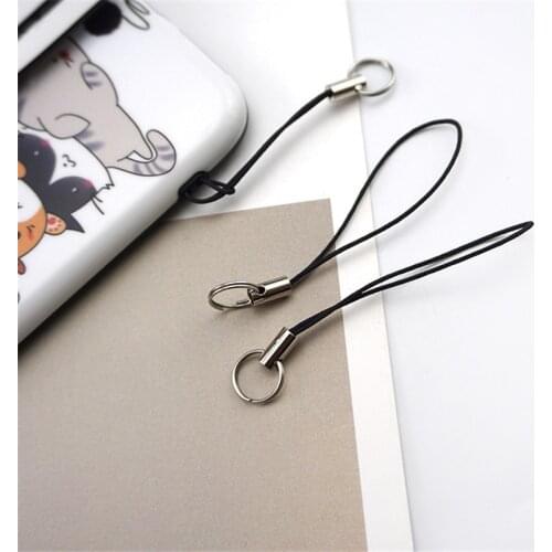 10Pcs/lot Lanyard Lariat Cords Lobster Clasp Rope Keychains Hooks Mobile phone Strap Charms Keyring Bag Accessories Key Ring