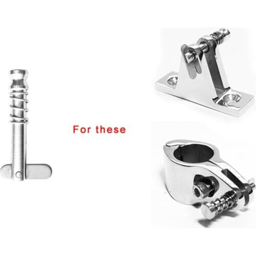 2 Pieces 316 Stainless Steel Quick Release Pins for Boat Top Deck Hinge