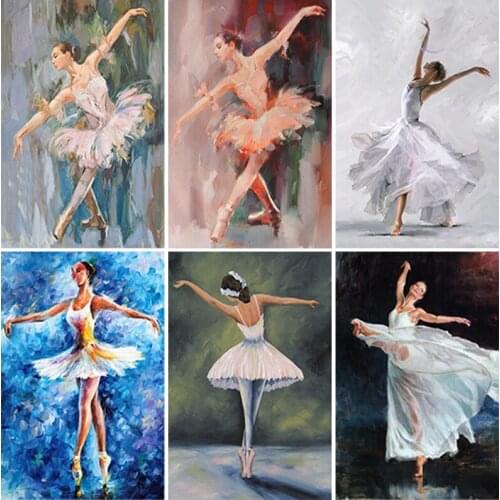 5D DIY Diamond Embroidery Ballet Dancer Queen Diamond Painting Full Square Round Mosaic Rhinestone Painting Home Kitchen Decor