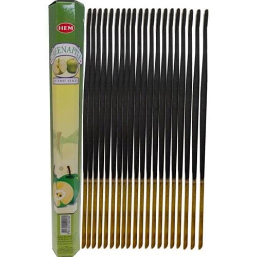 Green Apple Scented 20 Stick Incense-Green Apple