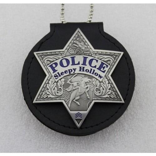 Classic Sleepy Hollow Badge,Replica Movie Prop Pin Badge