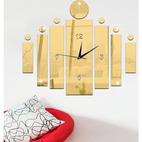New Creative diy quartz wall clock sitting room bedroom wall clocks cute Free Shipping Child gift 3 colors