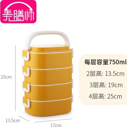 Cute Thermo Lunch Box Stainless Steel Multi Layer Lunch Container Portable Bento Eco Friendly Taper De Comida Lunchbox