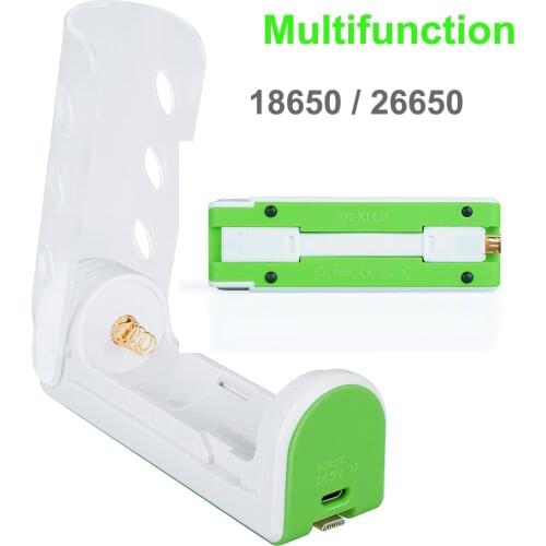 Multifunction 18650 Battery Charger - Power Bank – 26650 Battery Flashlight Charger Protected 4.2V for 3.7v Li-ion 18650 Lithiu