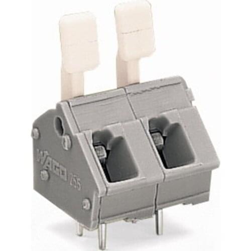 20pcs German 256-502 2P 5.0 mm spacing PCB circuit board terminal connector gray