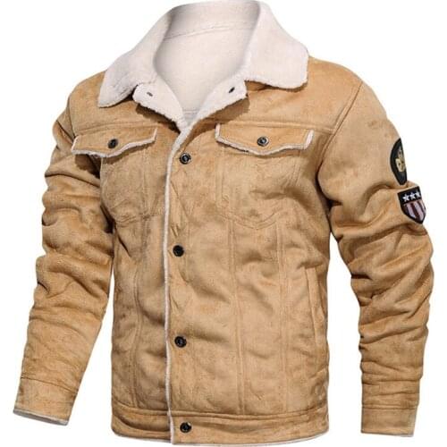 NEWDISCVRY Men's Suede Jackets