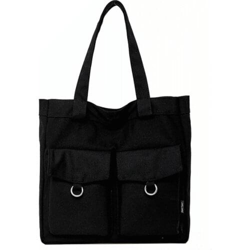 2019 New Fashion Canvas Bag Women Handbag Casual Canvas Shopping Bag Ladies Canvas Tote Bag Shoulder Bag Beach Bag ZX-084