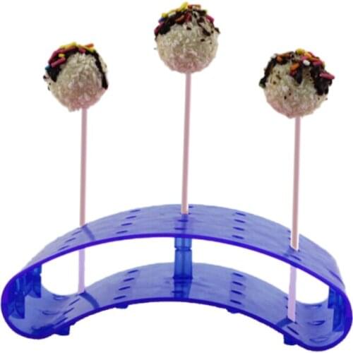 New Cake Pop Lollipop Stands 20 Hole U Shaped Holder DIY Bakeware Display Stand Lollipop Storage Display Rack Food Storage