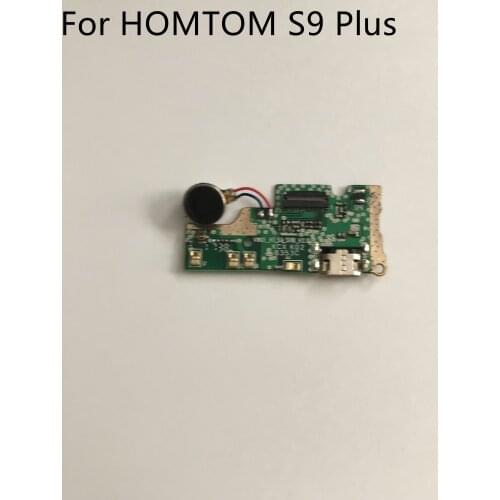 Used USB Plug Charge Board + Vibration Motor For HOMTOM S9 Plus MTK6750T Octa Core 5.99" HD 1440x720 Free Shipping