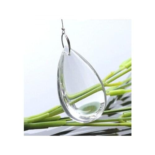 50pcs/lot, 38mm Crystal Glass Drop Pendant Crystal Water Drop Tear Trimming Parts free shipping